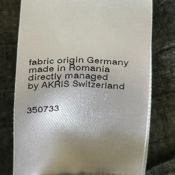 Akris Punto shirt gray size 12 - Picture 7 of 7